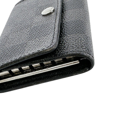 Louis Vuitton Damier Graphite Case Multicles 6 Key Black Key Holder — view 3