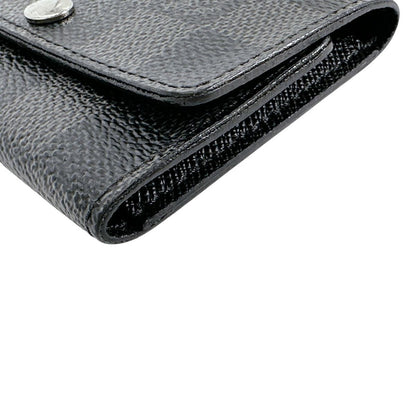 Louis Vuitton Damier Graphite Case Multicles 6 Key Black Key Holder — view 5
