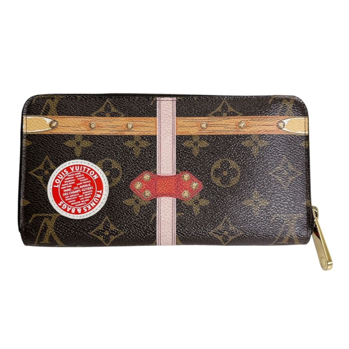 Louis Vuitton Monogram Zip Around Zippy Wallet Summer Trunk — view 2