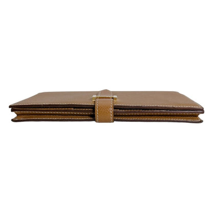 Hermes Wallet Bearn Souffle Brown — view 8