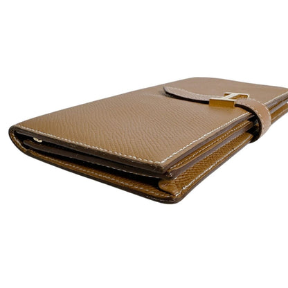Hermes Wallet Bearn Souffle Brown — view 6