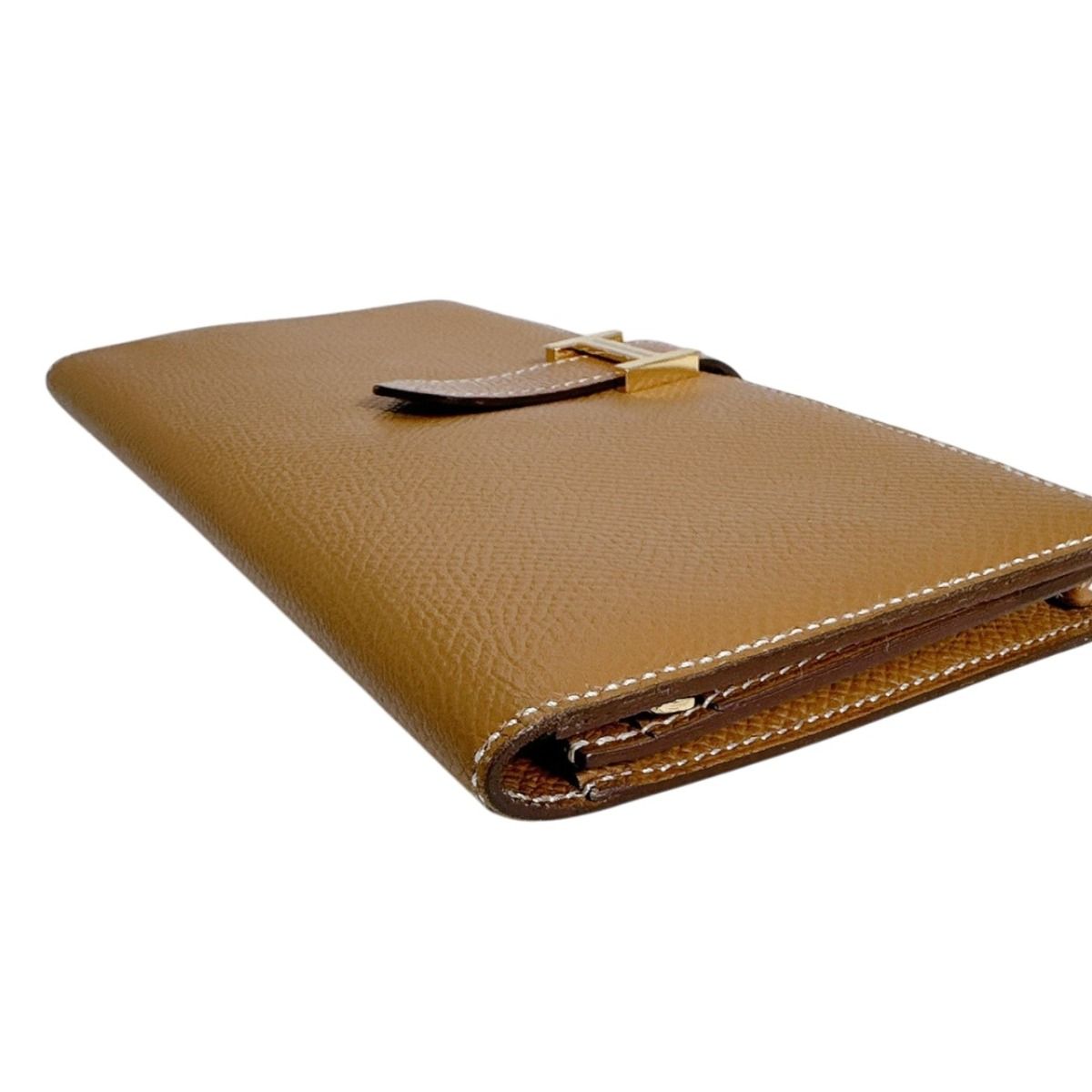 Hermes Wallet Bearn Souffle Brown — view 3