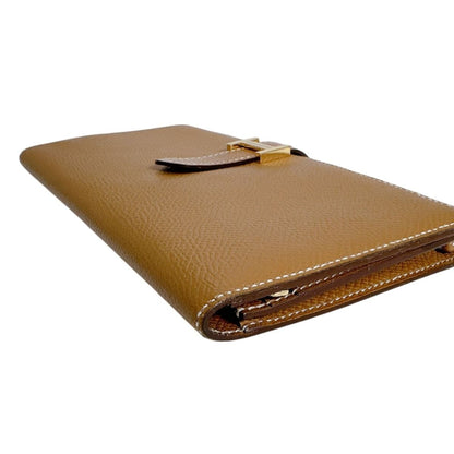 Hermes Wallet Bearn Souffle Brown — view 3