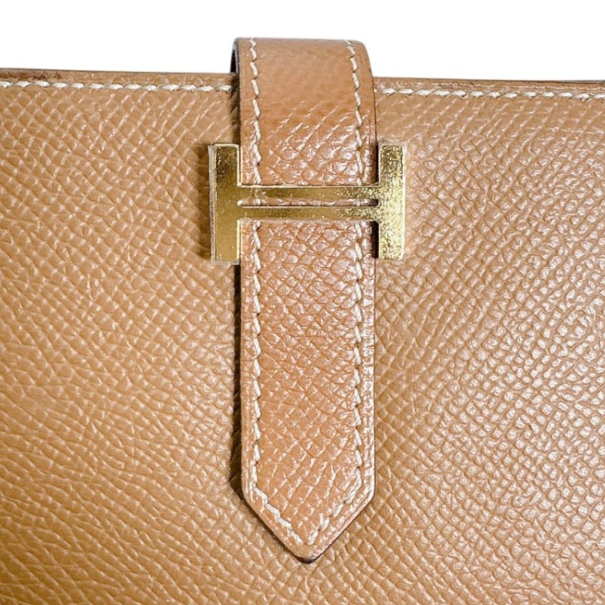 Hermes Wallet Bearn Souffle Brown — view 9