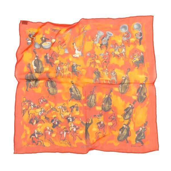 Hermes Carre 45 Silk Muslin