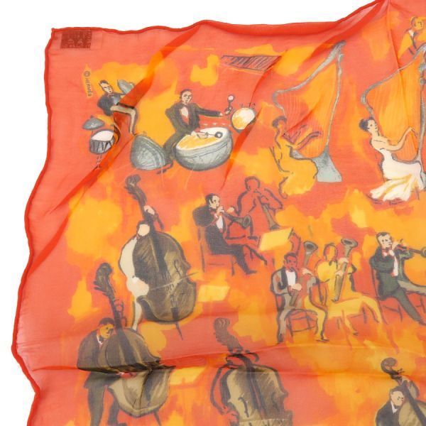 Hermes Carre 45 Silk Muslin — view 4