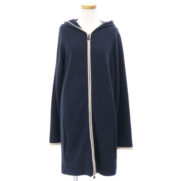 Chanel Long Cardigan Navy