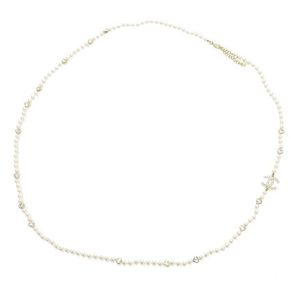 Chanel Faux Pearl Long Necklace