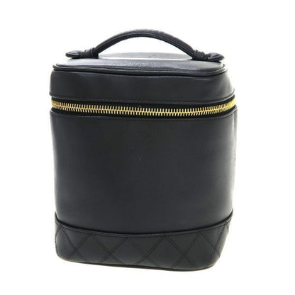 Chanel Bicolor Vanity Bag Black