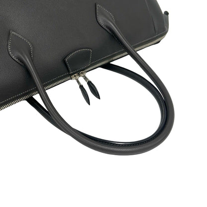 Hermes Paris Bombay 40 Veau Epsom Mini Boston Bag Graphite — view 4