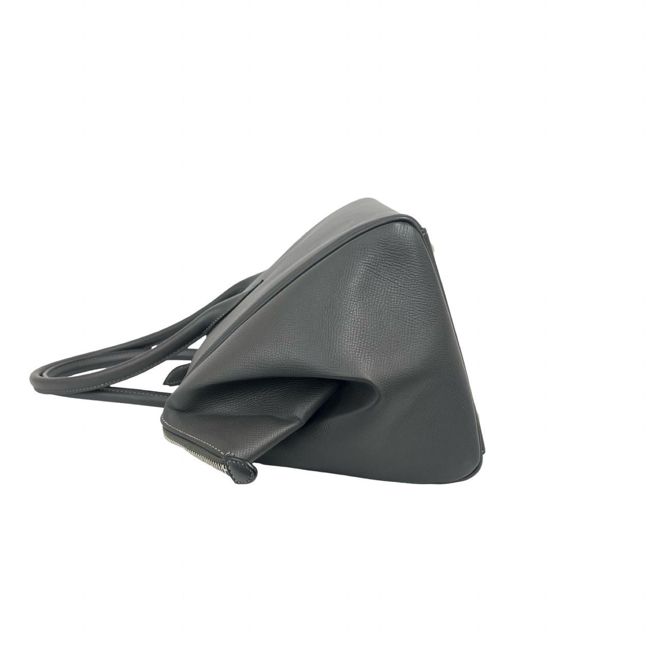 Hermes Paris Bombay 40 Veau Epsom Mini Boston Bag Graphite — view 5