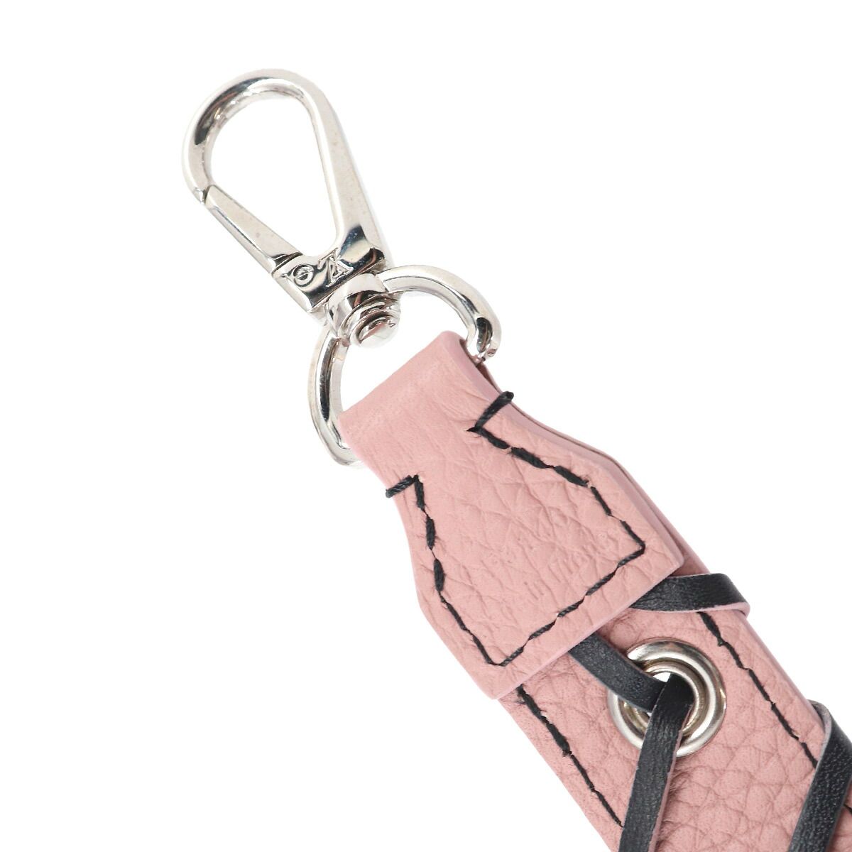 Louis Vuitton Shoulder Strap Leather Pink Silver suup — view 4