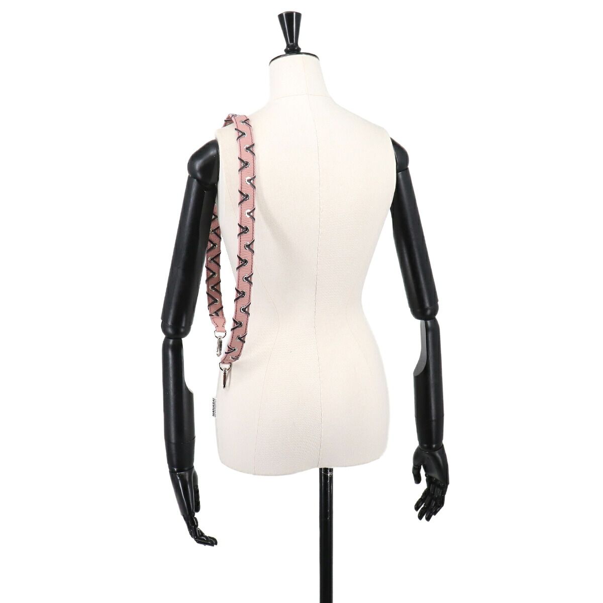 Louis Vuitton Shoulder Strap Leather Pink Silver suup — view 6