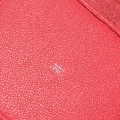 Hermes Picotin Lock 22 Hand Bag Taurillon Clemence Silver — view 7