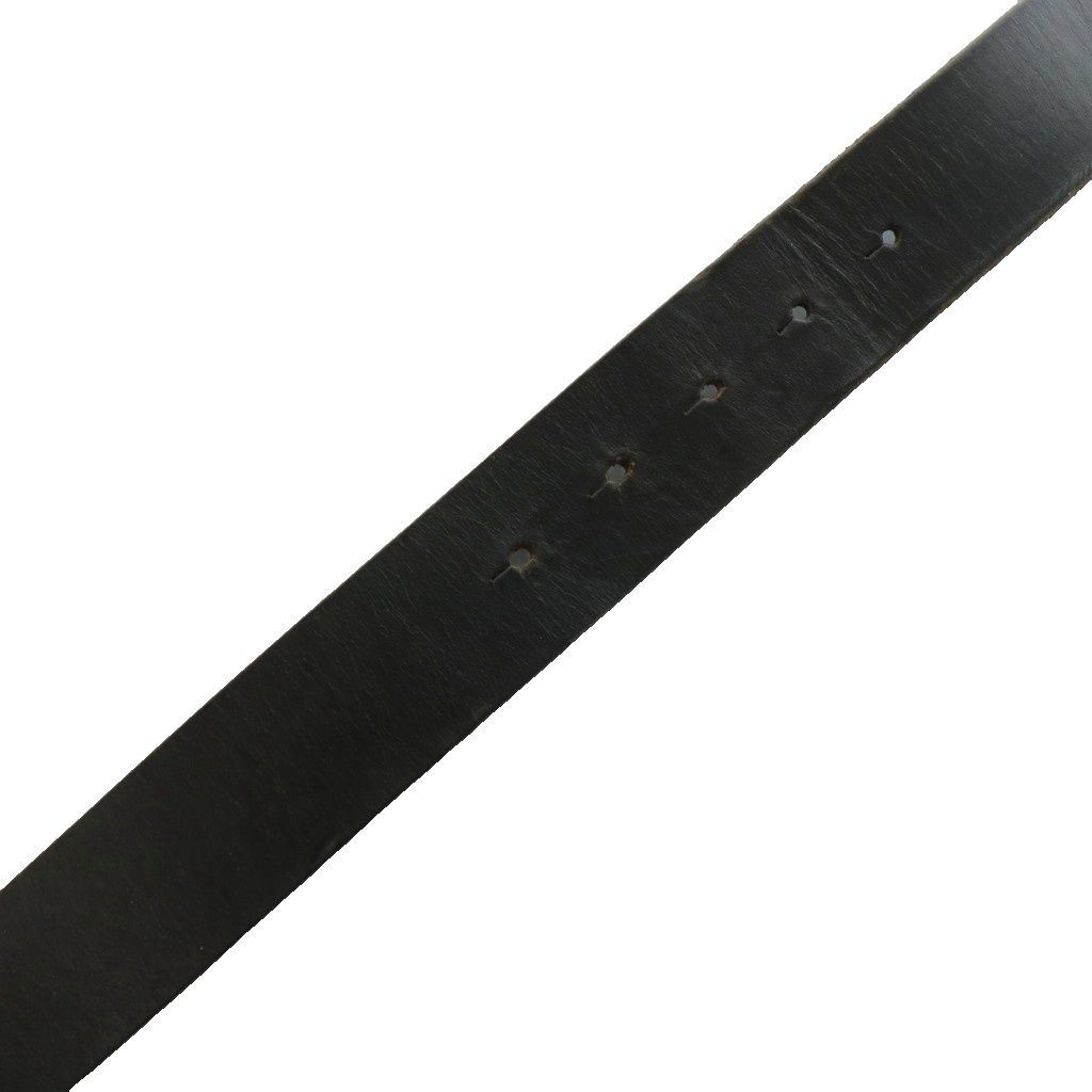 Versace Gianni Lion Head Buckle Belt Leather 95 110 Black SS — view 4