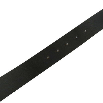 Versace Gianni Lion Head Buckle Belt Leather 95 110 Black SS — view 5
