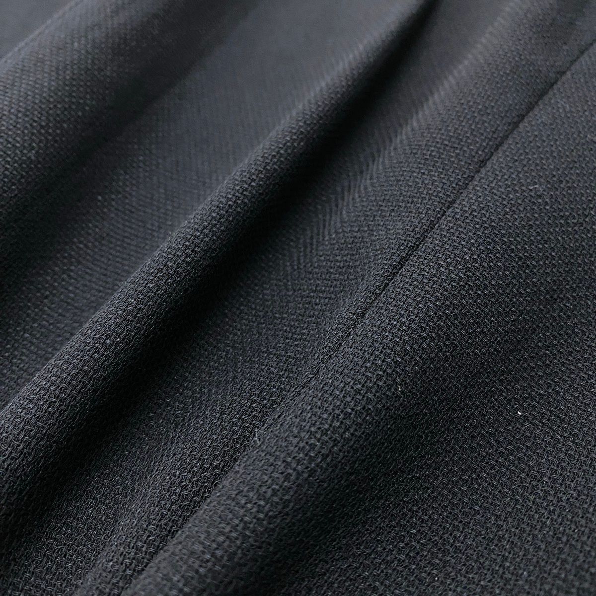 Balenciaga Collarless Jacket BB Logo Button 9 Sizes Black — view 7
