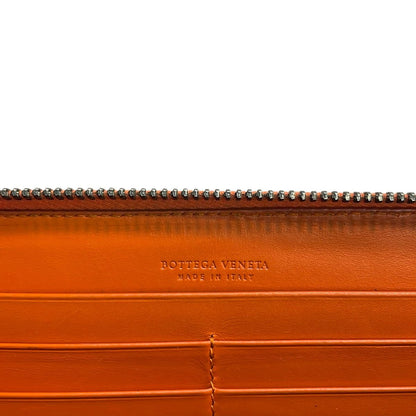 Bottega Veneta Wallet Orange Embossed — view 5