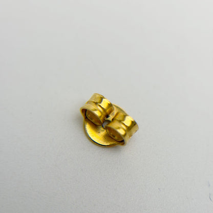 Celine Maillon Triomphe Earrings Plated Gold Vintage — view 7
