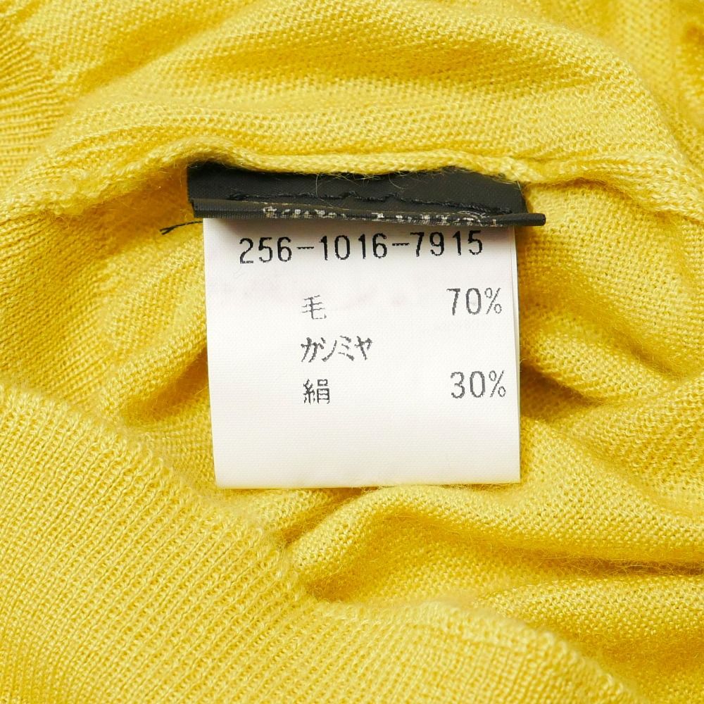Gucci Vintage Sweater M Cashmere Silk Short Sleeve Knit Pullover — view 7
