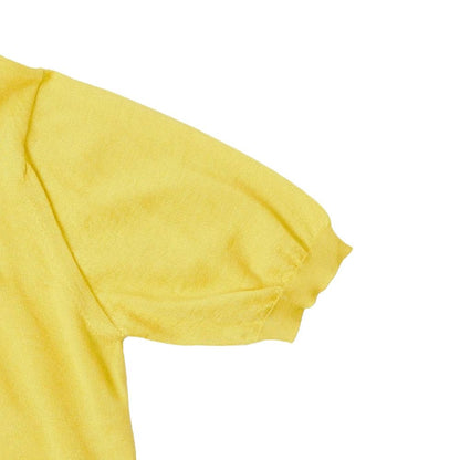 Gucci Vintage Sweater M Cashmere Silk Short Sleeve Knit Pullover — view 4