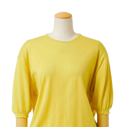 Gucci Vintage Sweater M Cashmere Silk Short Sleeve Knit Pullover — view 3