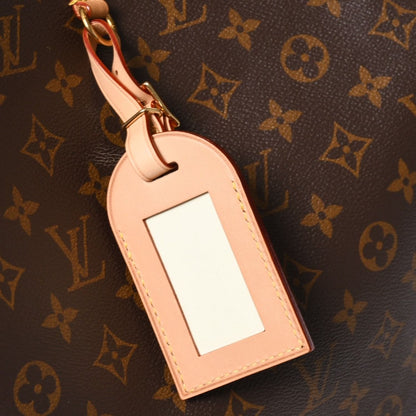 Louis Vuitton Atlantis GM Monogram Canvas Tote Shoulder Bag Brown Gold — view 8