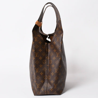 Louis Vuitton Atlantis GM Monogram Canvas Tote Shoulder Bag Brown Gold — view 5