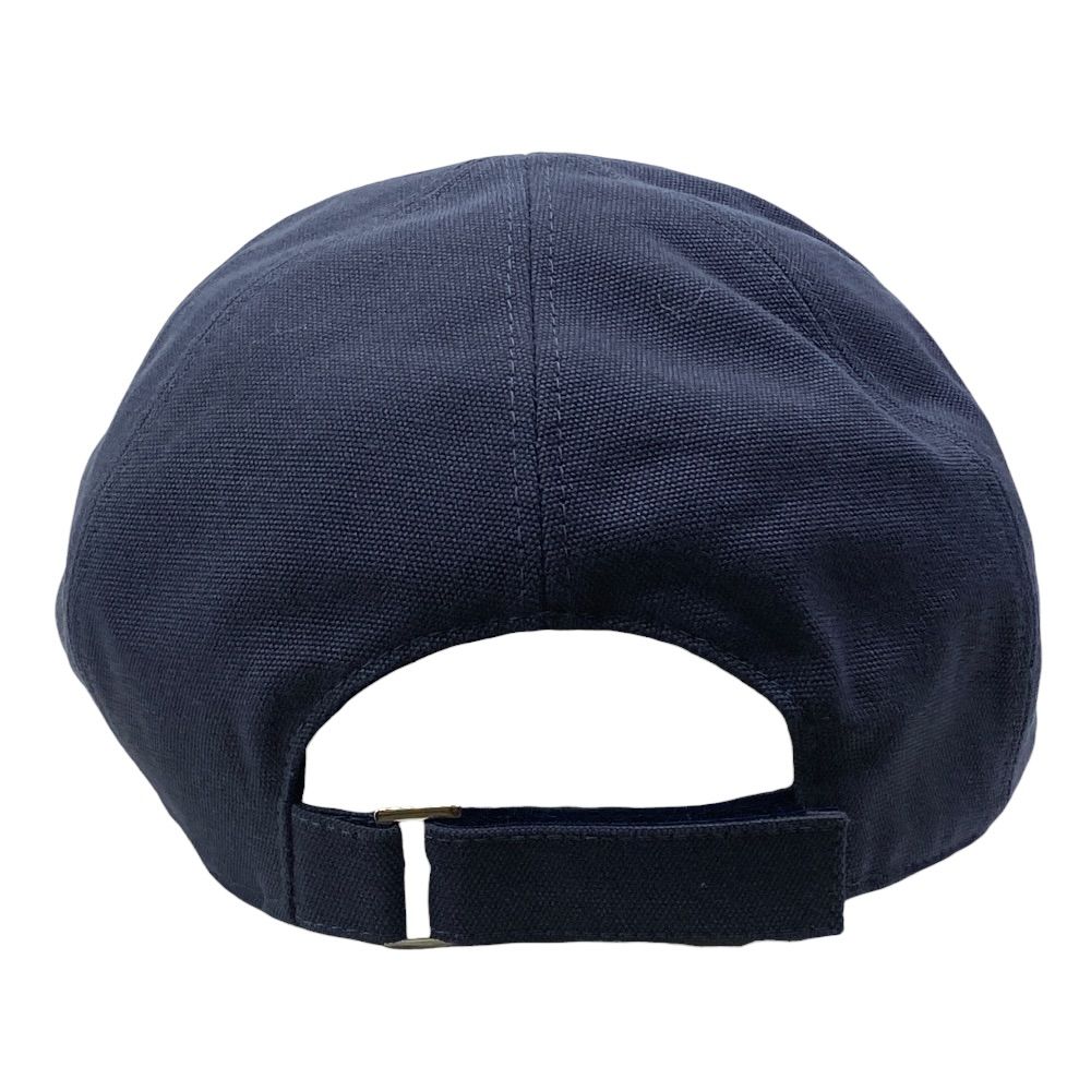 Dior Logo Embroidery Baseball Cap Cotton Navy Daily Use — view 4
