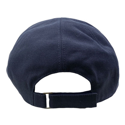 Dior Logo Embroidery Baseball Cap Cotton Navy Daily Use — view 4