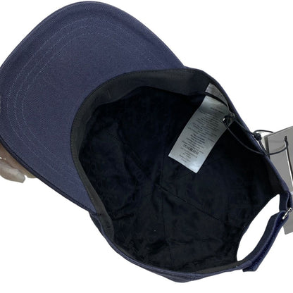 Dior Logo Embroidery Baseball Cap Cotton Navy Daily Use — view 6