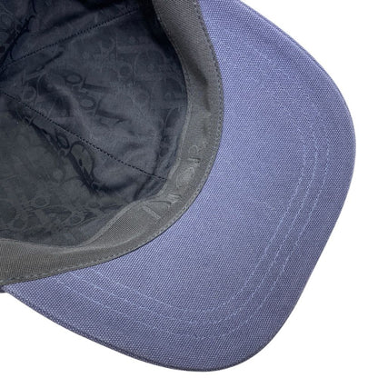 Dior Logo Embroidery Baseball Cap Cotton Navy Daily Use — view 7