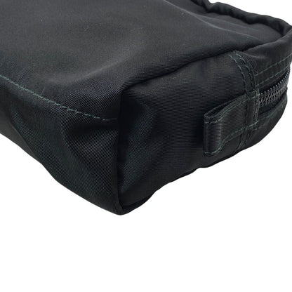 Prada Pouch Makeup Triangle Logo Nylon Black Everyday — view 4