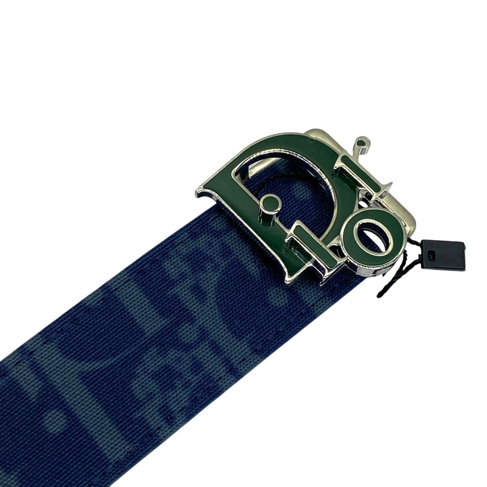 Dior Denim Tears Collaboration Belt Canvas Navy Green Everyday — view 2