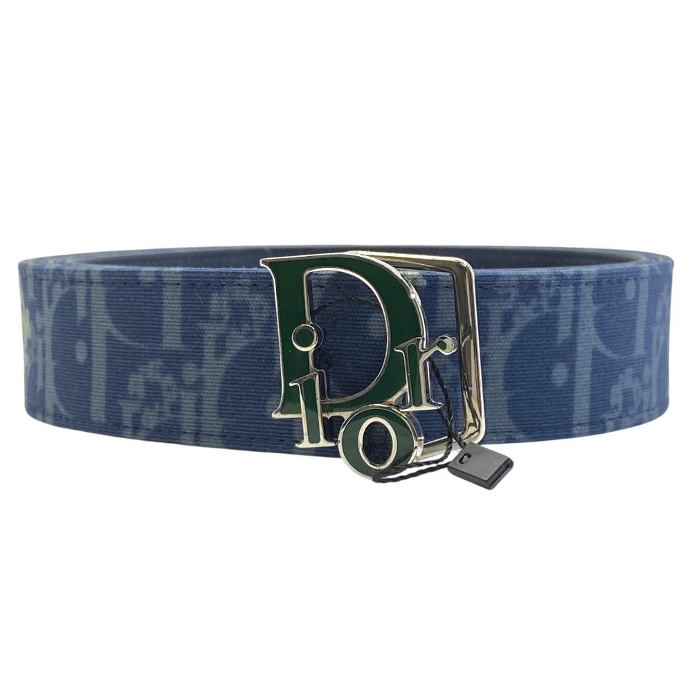 Dior Denim Tears Collaboration Belt Canvas Navy Green Everyday