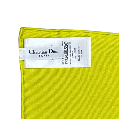 Dior D-flower Pop Scarf Flower Logo Silk Purple Yellow Pink Daily — view 7