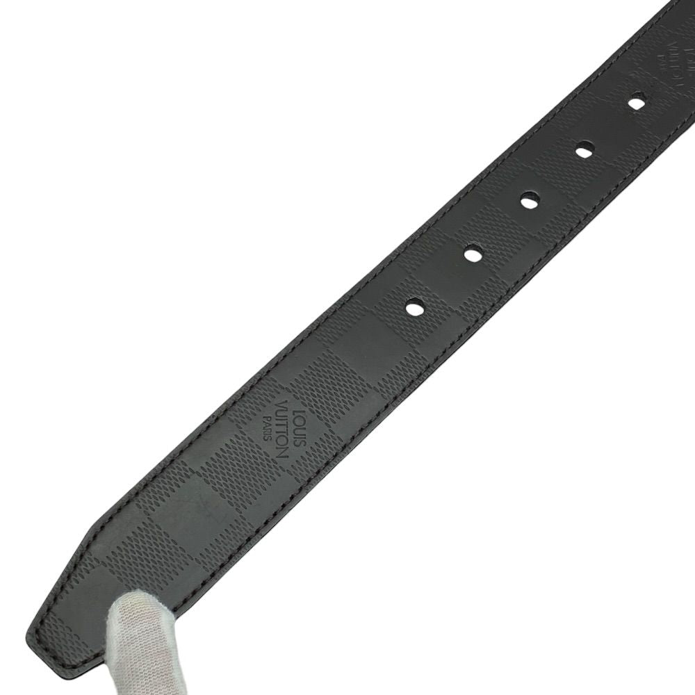 Louis Vuitton Infini Boston Belt Reversible Leather Brown Gold Daily — view 9