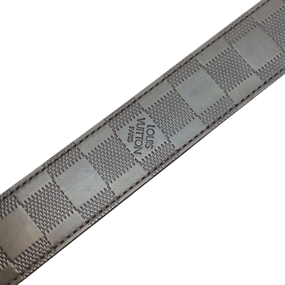 Louis Vuitton Infini Boston Belt Reversible Leather Brown Gold Daily — view 8