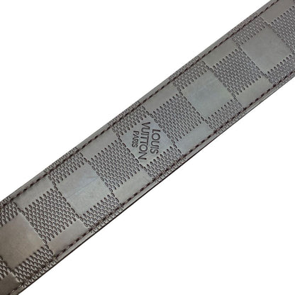 Louis Vuitton Infini Boston Belt Reversible Leather Brown Gold Daily — view 8