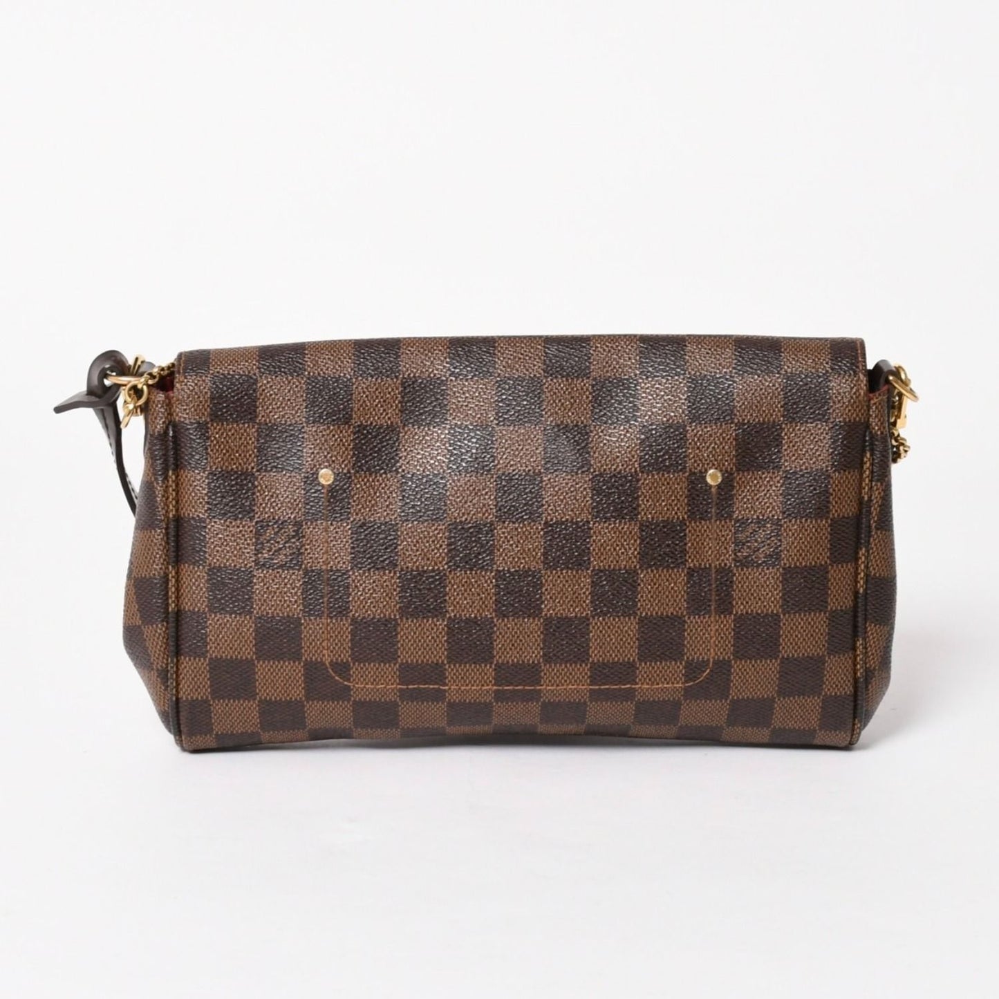 Louis Vuitton Shoulder Bag Damier Favorite MM Canvas Brown — view 2