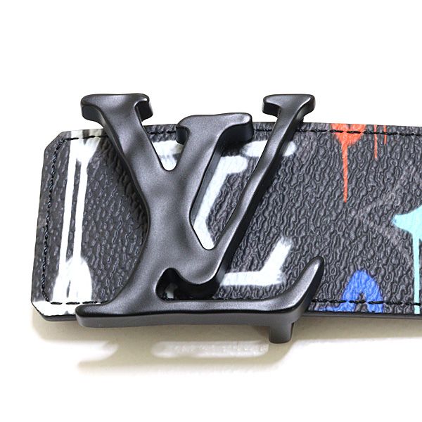 Louis Vuitton LV Buckle Monogram Eclipse Riba Sible Belt — view 2