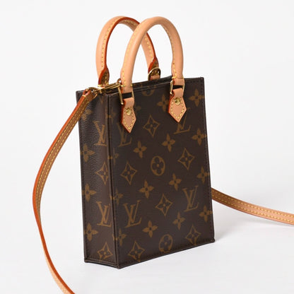 Louis Vuitton Sac Plat 2-Way Bag Monogram Brown Gold — view 3