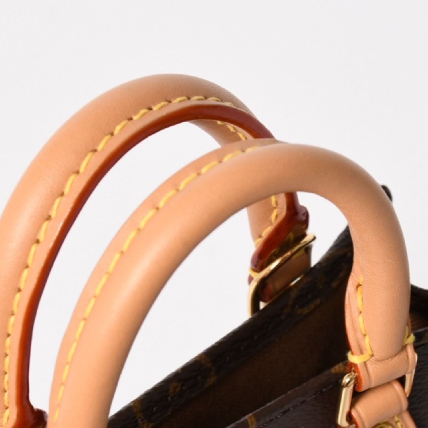 Louis Vuitton Sac Plat 2-Way Bag Monogram Brown Gold — view 6