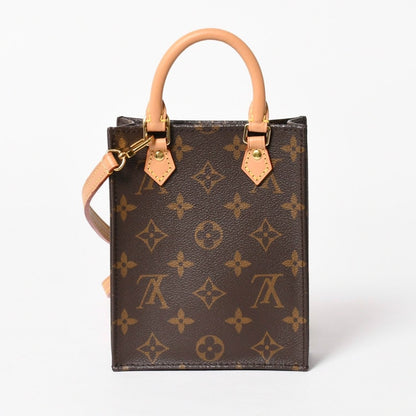 Louis Vuitton Sac Plat 2-Way Bag Monogram Brown Gold — view 2