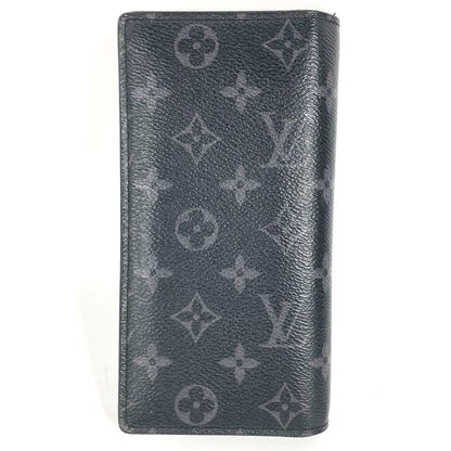 Louis Vuitton Wallet Portefeuille Brazza Monogram Eclipse Canvas Black — view 2