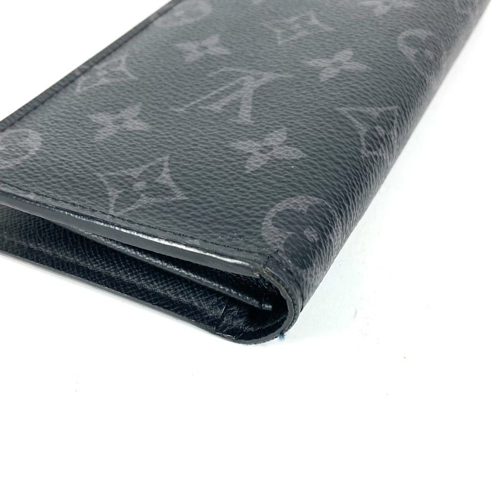 Louis Vuitton Wallet Portefeuille Brazza Monogram Eclipse Canvas Black — view 6