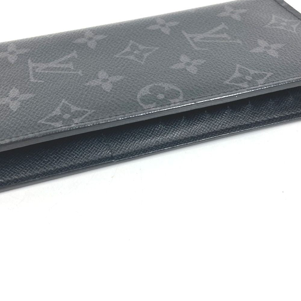 Louis Vuitton Wallet Portefeuille Brazza Monogram Eclipse Canvas Black — view 4