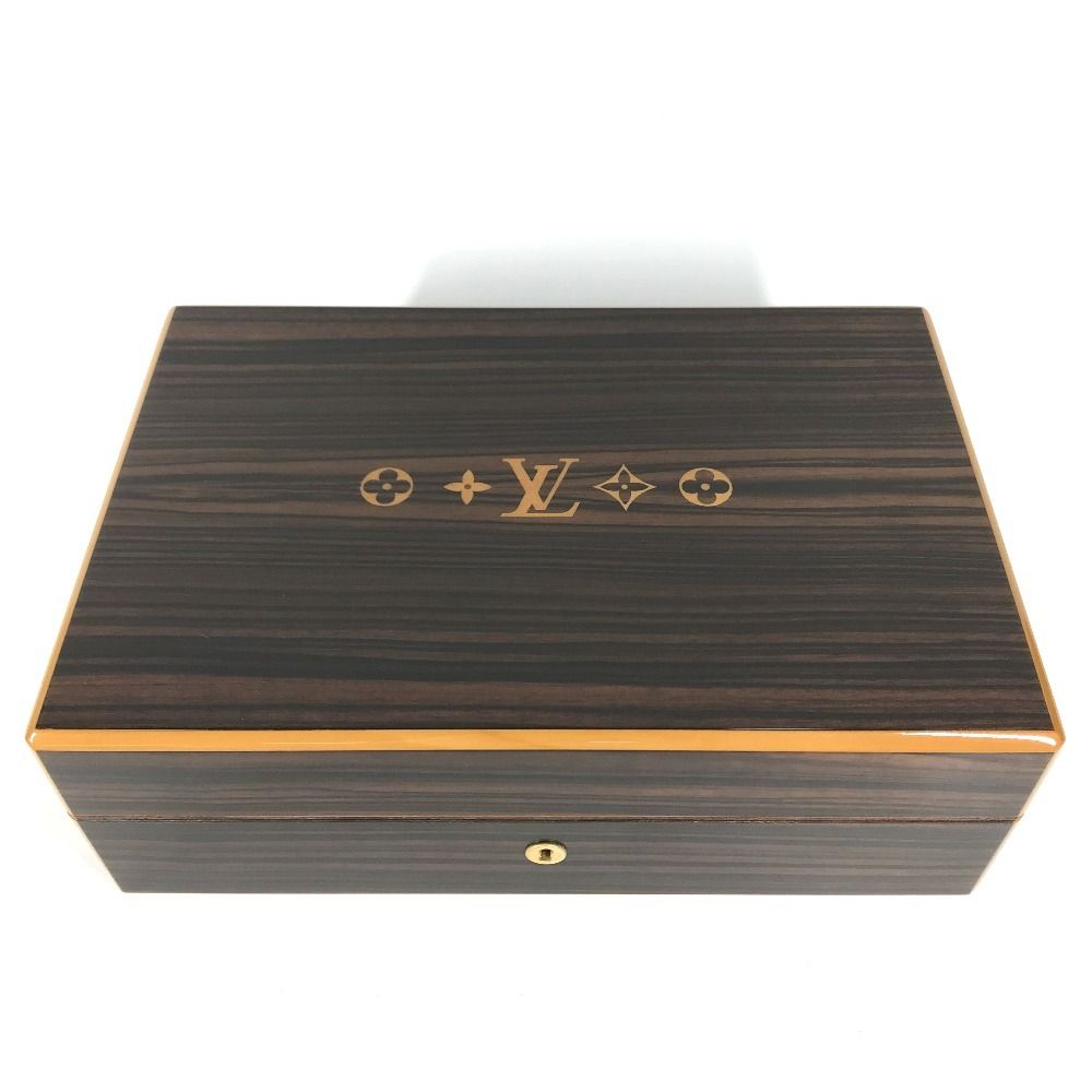 Louis Vuitton Cigarette Case Coffret 75 Cigar Wood Brown