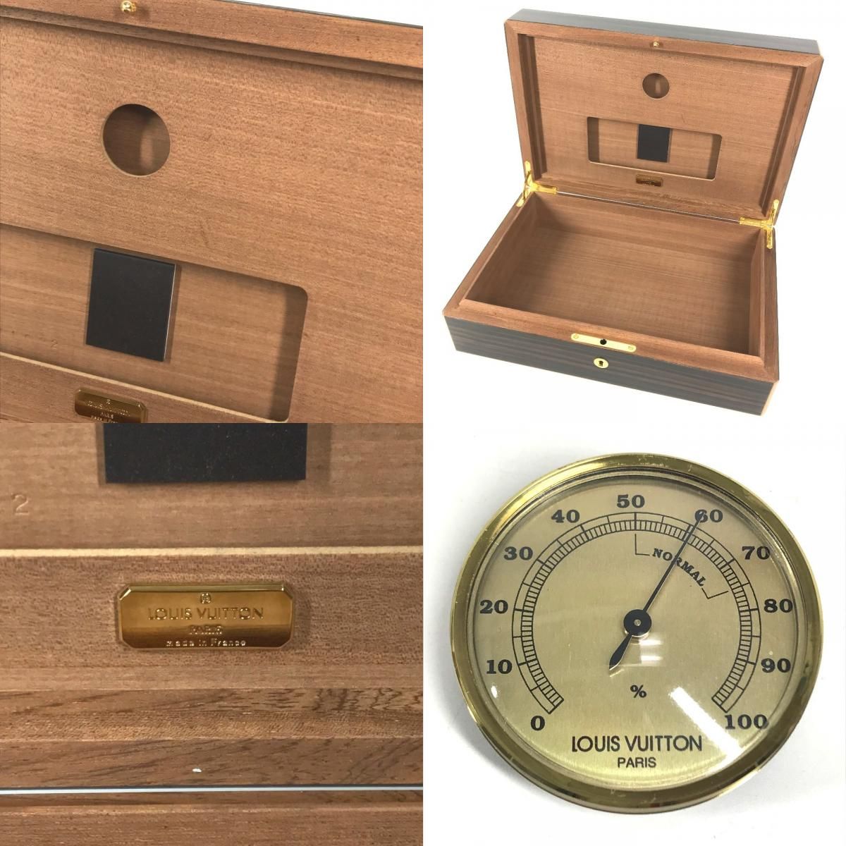Louis Vuitton Cigarette Case Coffret 75 Cigar Wood Brown — view 8