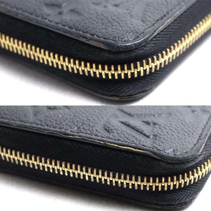 Louis Vuitton Zippy Wallet Zip Around Monogram Empreinte Black — view 7